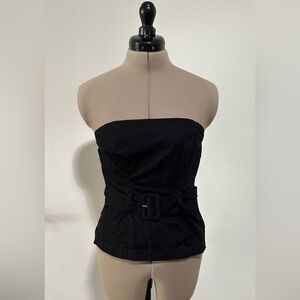 Express Strapless Belted Corset Tube Top